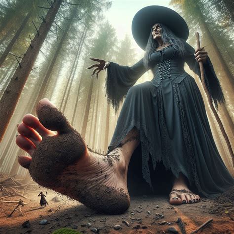 giantess witch|Giantess Witch Animation (TRAILER) .